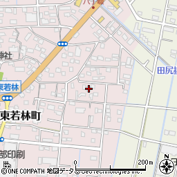 静岡県浜松市中央区東若林町1423周辺の地図