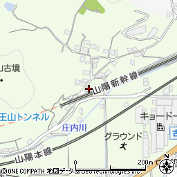 岡山県岡山市東区宍甘421周辺の地図