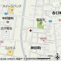 静岡県浜松市中央区神田町987周辺の地図