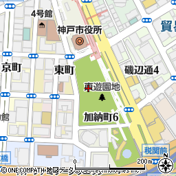 神戸市立三宮駐車場（南）周辺の地図