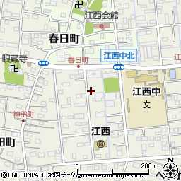 静岡県浜松市中央区神田町188周辺の地図