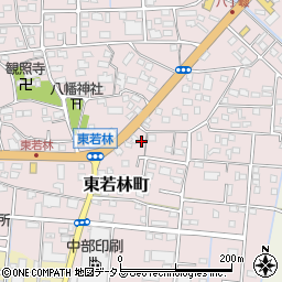 静岡県浜松市中央区東若林町1277周辺の地図
