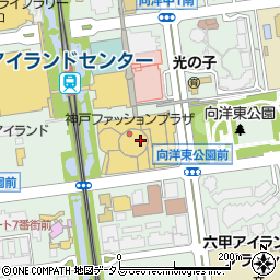 神戸ファッション美術館周辺の地図