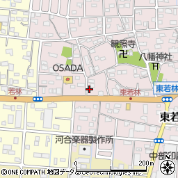 静岡県浜松市中央区東若林町1195周辺の地図