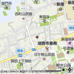 静岡県湖西市新居町浜名676周辺の地図