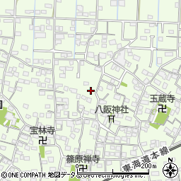 静岡県浜松市中央区篠原町2170周辺の地図