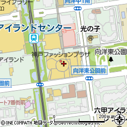 神戸ファッション美術館（オルビスホール）周辺の地図