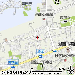 静岡県湖西市新居町浜名920-2周辺の地図