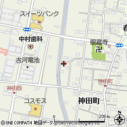 静岡県浜松市中央区神田町992周辺の地図