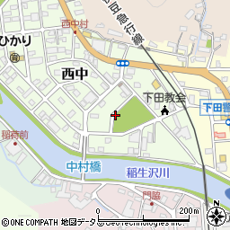 中村中央公園トイレ周辺の地図