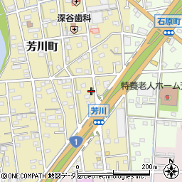 静岡県浜松市中央区芳川町501周辺の地図