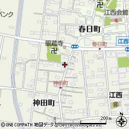 静岡県浜松市中央区神田町675周辺の地図