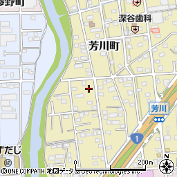 静岡県浜松市中央区芳川町615周辺の地図