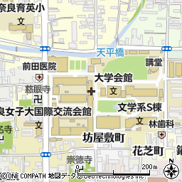 奈良県奈良市南法蓮町周辺の地図