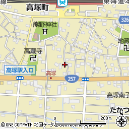 静岡県浜松市中央区高塚町4663周辺の地図