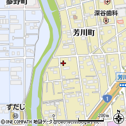 静岡県浜松市中央区芳川町611周辺の地図