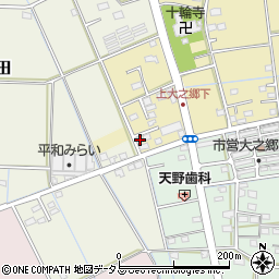 静岡県磐田市上大之郷407周辺の地図