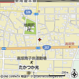 静岡県浜松市中央区高塚町4463周辺の地図