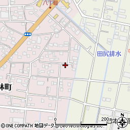 静岡県浜松市中央区東若林町1430周辺の地図