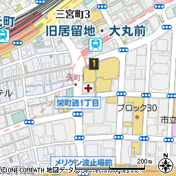 三菱ＵＦＪ信託銀行神戸ビル周辺の地図