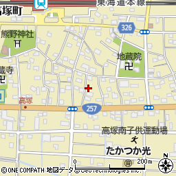 静岡県浜松市中央区高塚町4592周辺の地図