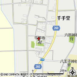 千手堂公民館周辺の地図