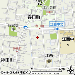 静岡県浜松市中央区神田町196周辺の地図