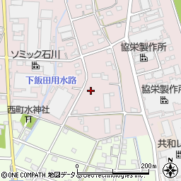 静岡県浜松市中央区金折町817周辺の地図