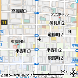 日本歯科薬品株式会社　大阪営業所周辺の地図