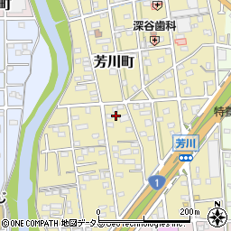 静岡県浜松市中央区芳川町625周辺の地図