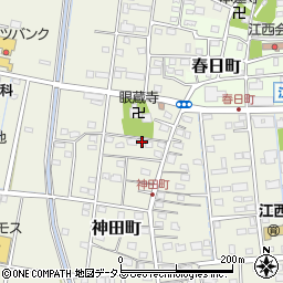 静岡県浜松市中央区神田町673周辺の地図