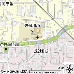 奈良市立佐保川小学校周辺の地図