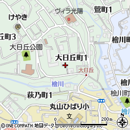 兵庫県神戸市長田区大日丘町1丁目8周辺の地図
