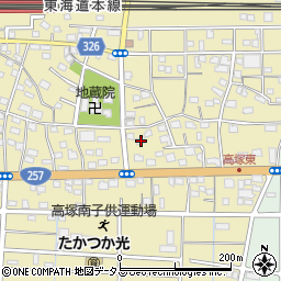 静岡県浜松市中央区高塚町4464周辺の地図