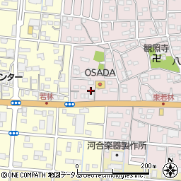 静岡県浜松市中央区東若林町1752周辺の地図