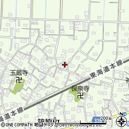 静岡県浜松市中央区篠原町3799周辺の地図