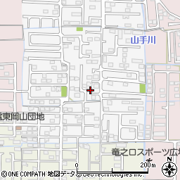 岡山県岡山市中区四御神117周辺の地図