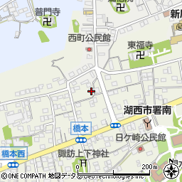 静岡県湖西市新居町浜名813-2周辺の地図