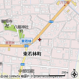 静岡県浜松市中央区東若林町1276周辺の地図