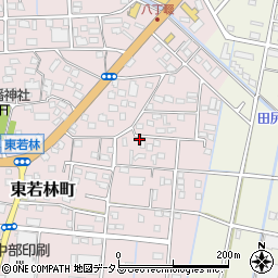 静岡県浜松市中央区東若林町1417周辺の地図