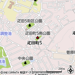 疋田町５南公園周辺の地図