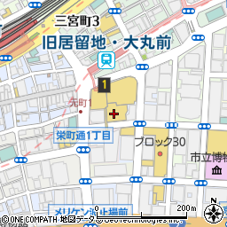 兵庫県神戸市中央区明石町周辺の地図