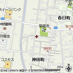 静岡県浜松市中央区神田町662周辺の地図