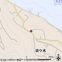 静岡県牧之原市須々木1800-3周辺の地図