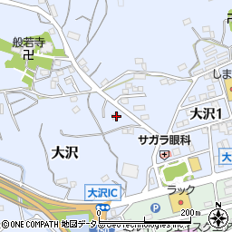 静岡県牧之原市大沢689-13周辺の地図