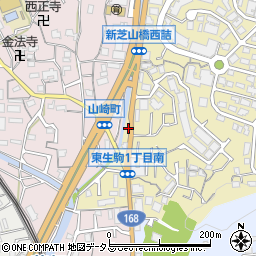 阪神住建周辺の地図