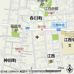 静岡県浜松市中央区神田町220周辺の地図