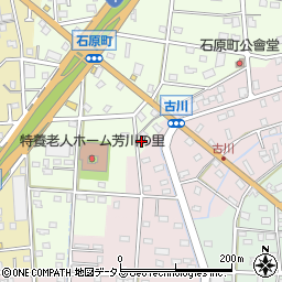 静岡県浜松市中央区石原町733周辺の地図