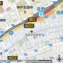 神戸フローラルアートスクール周辺の地図