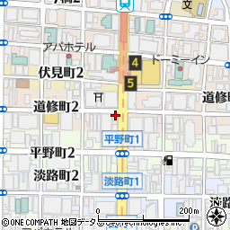 八ツ目製薬株式会社　大阪営業所周辺の地図